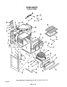 04 - Oven parts for Roper Range F4858W3 from AppliancePartsPros.com