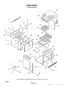 05 - Oven parts for Roper Range D6757X0 from AppliancePartsPros.com