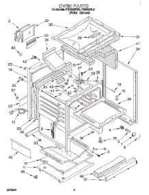 05 - Oven parts for Roper Range FGS385BW2 from AppliancePartsPros.com