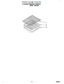 07 - Oven Rack, Literature parts for Roper Range FGS385BW2 from AppliancePartsPros.com
