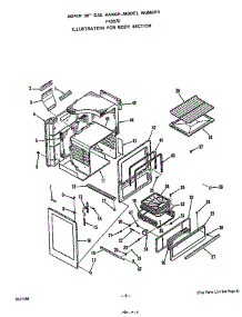 Body parts for Roper Range F4307W0 from AppliancePartsPros.com