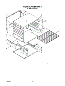 06 - Internal Oven parts for Roper Range FGC355VW1 from AppliancePartsPros.com