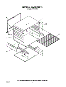 03 - Internal Oven parts for Roper Range FGP315VW4 from AppliancePartsPros.com