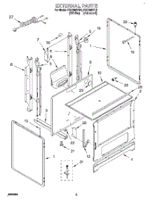 02 - External parts for Roper Range FGC355VL3 from AppliancePartsPros.com