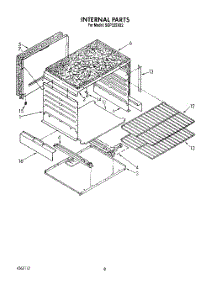 06 - Internal parts for Roper Range SGP335XX2 from AppliancePartsPros.com
