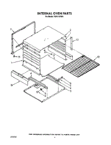 03 - Internal Oven parts for Roper Range FGP315VW3 from AppliancePartsPros.com