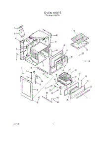 05 - Oven parts for Roper Range F4007W1 from AppliancePartsPros.com