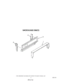 04 - Backguard parts for Roper Range FGP310VW5 from AppliancePartsPros.com
