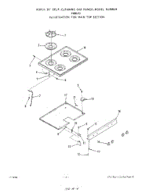 03 - Main Top parts for Roper Range F8857W0 from AppliancePartsPros.com