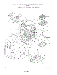 05 - Oven Body parts for Roper Range F8857W0 from AppliancePartsPros.com