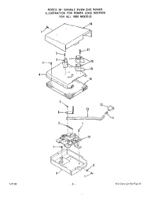04 - Power Lock parts for Roper Range 1885W0A from AppliancePartsPros.com