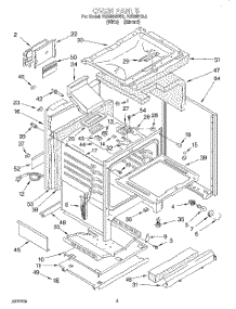 05 - Oven parts for Roper Range FGS385BL3 from AppliancePartsPros.com