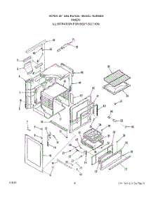 06 - Body parts for Roper Range F4457W0 from AppliancePartsPros.com