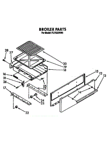Broiler parts for Roper Range FGP320VN0 from AppliancePartsPros.com