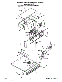 Control Panel parts for Roper Oven B8758B0 from AppliancePartsPros.com