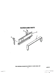 04 - Backguard parts for Roper Range FLP310VW5 from AppliancePartsPros.com