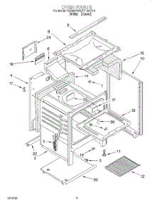 04 - Oven parts for Roper Range FGP320YW2 from AppliancePartsPros.com