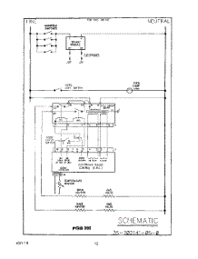 09 - Schematic Drawing parts for Roper Range FGS385VW1 from AppliancePartsPros.com