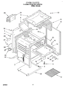 04 - Oven parts for Roper Range FGP357YL3 from AppliancePartsPros.com