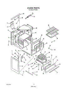 05 - Oven parts for Roper Range F4508W1 from AppliancePartsPros.com