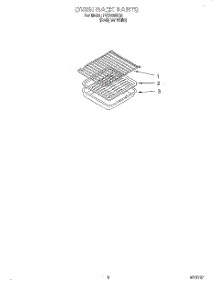 07 - Oven Rack, Literature parts for Roper Range FGS385BQ3 from AppliancePartsPros.com