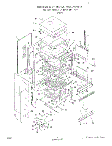 03 - Body parts for Roper Oven B4607X0 from AppliancePartsPros.com
