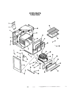 05 - Oven parts for Roper Range F4307W1 from AppliancePartsPros.com