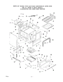 04 - Lower Body parts for Roper Range 1872W0A from AppliancePartsPros.com