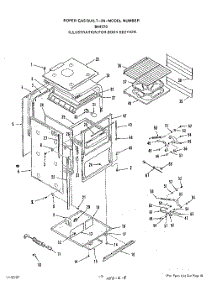 04 - Body parts for Roper Oven B445710 from AppliancePartsPros.com