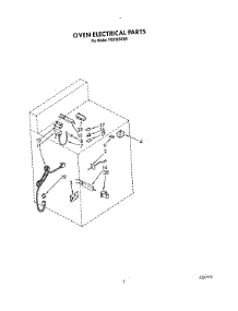 05 - Oven Electrical parts for Roper Range FGS385VW0 from AppliancePartsPros.com