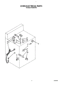 05 - Oven Electrical parts for Roper Range FGS385VW2 from AppliancePartsPros.com
