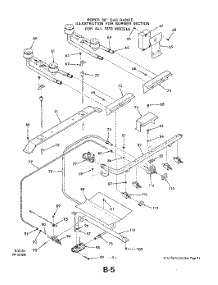 04 - Burner parts for Roper Range 1313W0A from AppliancePartsPros.com