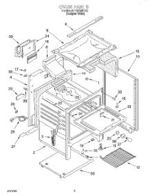 04 - Oven parts for Roper Range FGP335BQ2 from AppliancePartsPros.com
