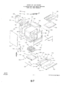 05 - Body parts for Roper Range 1313W1A from AppliancePartsPros.com