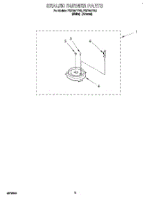 06 - Sealed Burner parts for Roper Range FGP357YW3 from AppliancePartsPros.com
