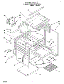 04 - Oven parts for Roper Range FGP335BL2 from AppliancePartsPros.com
