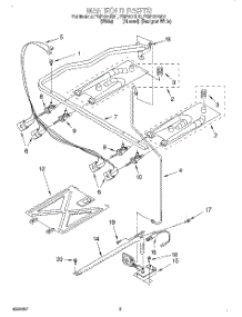 03 - Manifold parts for Roper Range FGP337GN1 from AppliancePartsPros.com