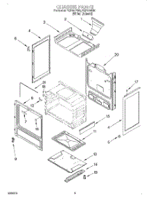 04 - Chassis parts for Roper Range FGP310EW0 from AppliancePartsPros.com