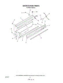 03 - Backguard parts for Roper Range N9257L2 from AppliancePartsPros.com