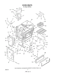 05 - Oven parts for Roper Range N9257L2 from AppliancePartsPros.com