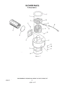 06 - Blower parts for Roper Range N9257L2 from AppliancePartsPros.com