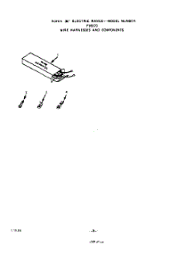 07 - Wire Harness And Components parts for Roper Range F9807W0 from AppliancePartsPros.com