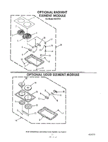 09 - Section parts for Roper Range N9457X4 from AppliancePartsPros.com