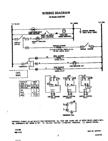 Wiring Diagram parts for Roper Range S5007W0 from AppliancePartsPros.com