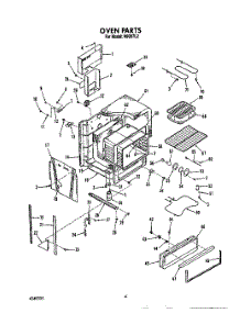 03 - Oven parts for Roper Range N9357L2 from AppliancePartsPros.com