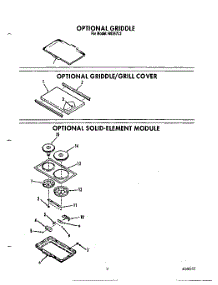 08 - Optional Griddle , Optional Griddle parts for Roper Range N9357L2 from AppliancePartsPros.com