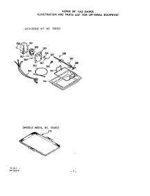 06 - Section parts for Roper Range 1413W0A from AppliancePartsPros.com