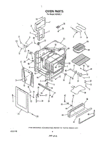 05 - Oven parts for Roper Range N9157L1 from AppliancePartsPros.com