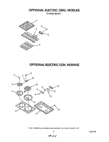 07 - Electric Grill , Electric Coil parts for Roper Range N9157L1 from AppliancePartsPros.com