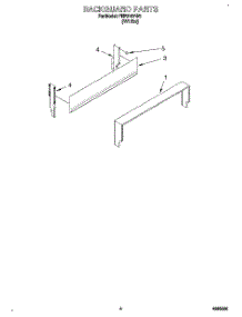 03 - Backguard parts for Roper Range FEP210VW5 from AppliancePartsPros.com